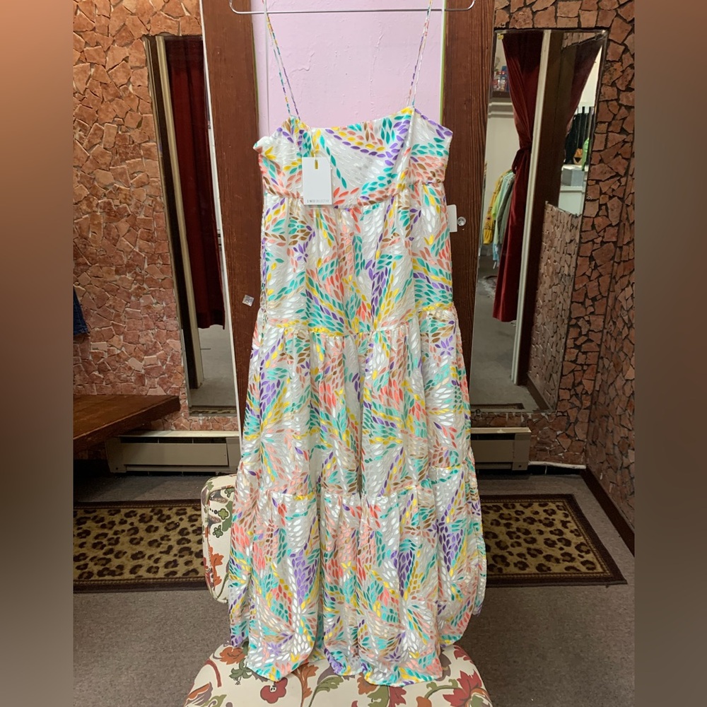 Colorful Patterned Maxi Dress